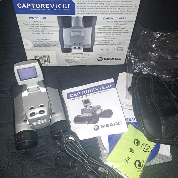 NIB-Binoculars Digital Camera with LCD! Capture memories too for cameras! - Picture 3 of 7